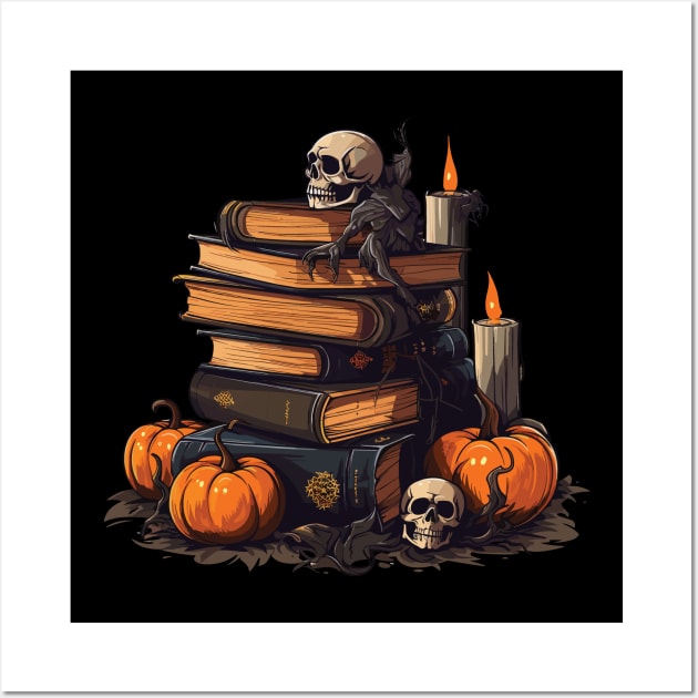 Halloween Gift For Book Lovers Wall Art by PaulJus
